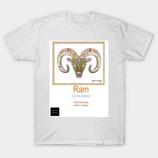 Ram T-Shirt by Yvonne Motifs